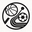 8688体育品牌logo 蓝色足球标志