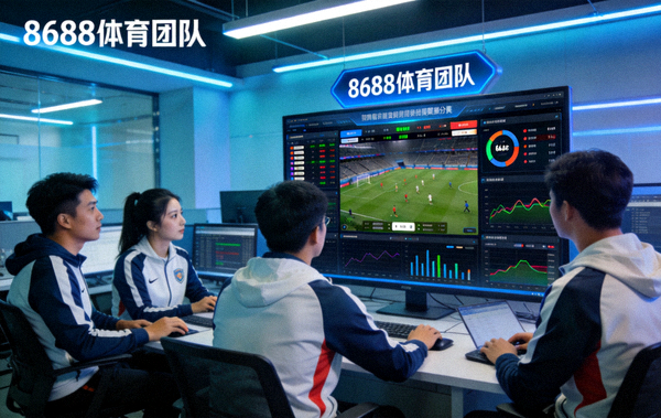 8688体育团队工作场景 数据大屏与赛事分析界面